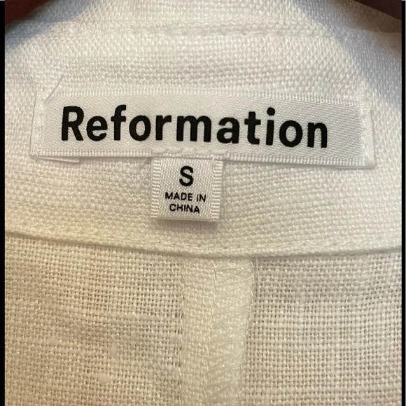 Reformation maira linen top new with tag - Picture 10 of 13